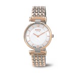 Boccia Titanium Rose gold plated Matte Ladies Watch - 3238-05